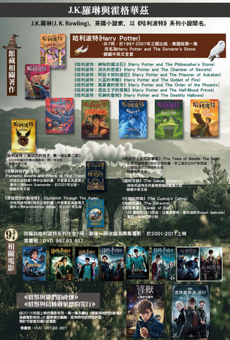 J.K.羅琳與霍格華茲圖片